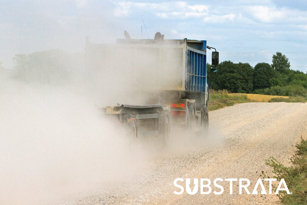 5 Solutions for Dust Control on Dirt Roads